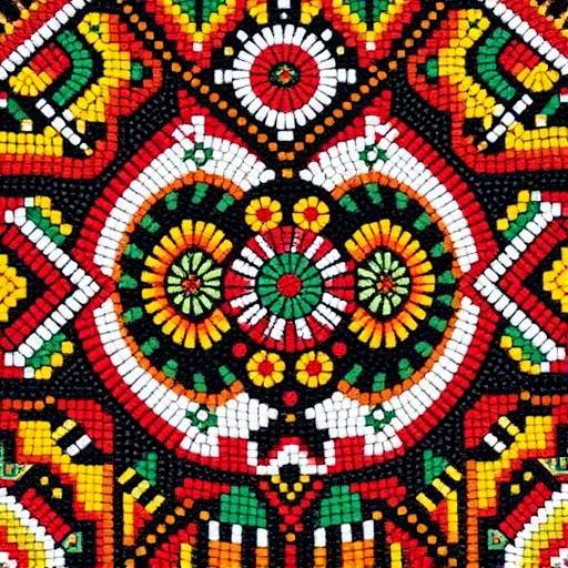 Beautifully designed traditional Zulu beadwork from Ubuhle Beads